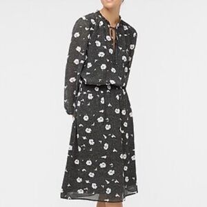 J CREW Women’s Midi Floral Daisy Dress Large